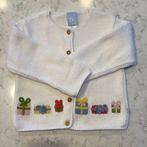 Girls Bella Bliss White Cardigan, Never Worn, Size 3
